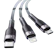 Toocki สาย USB 3 In 1 สำหรับชาร์จเร็ว 1