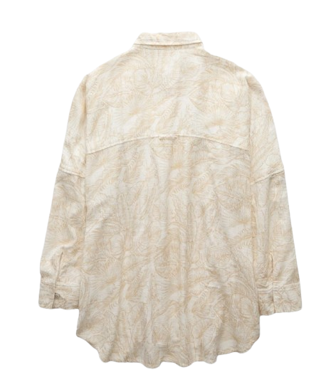Big Oversized Gauze Shirt รุ่น NWSB 035-5623-207 2