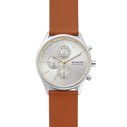 Holst Chronograph Brown Leather Watch 1