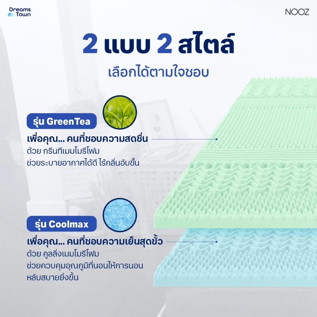 ท็อปเปอร์เมมโมรี่โฟม รุ่น Ergo The 7 Zone Coolmax 2