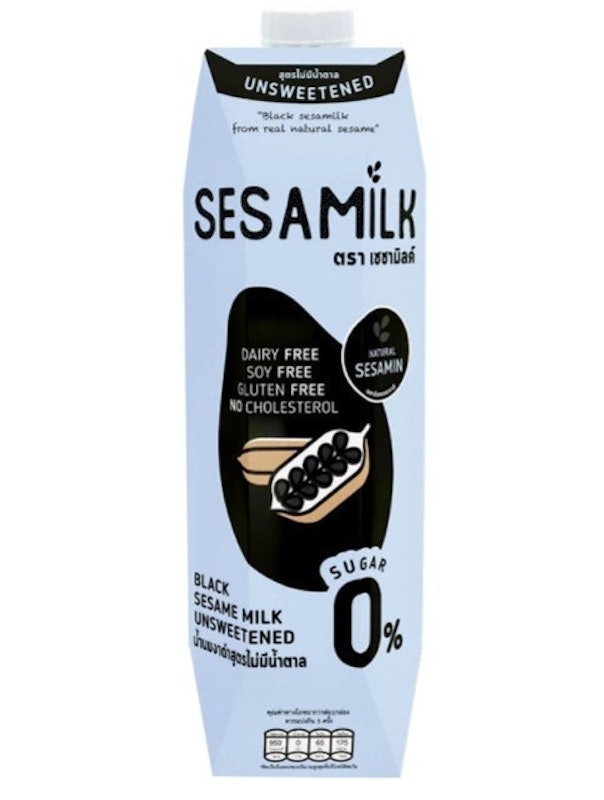 Unsweetened Black Sesamilk 1