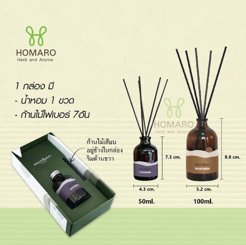 Reed Diffuser ก้านไม้หอมปรับอากาศ 3