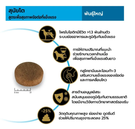 PRO PLAN Dog Adult Large Breed อาหารสุนัขโตพันธุ์ใหญ่ 3
