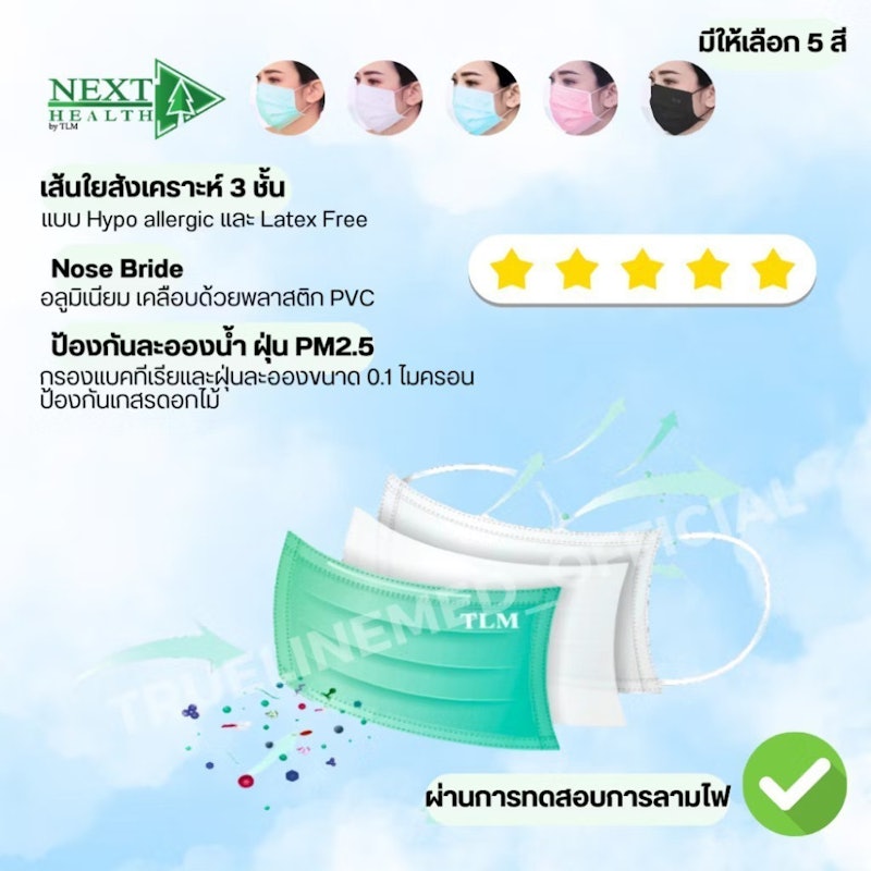 หน้ากากอนามัย เกรดการแพทย์ 3 ชั้น 2