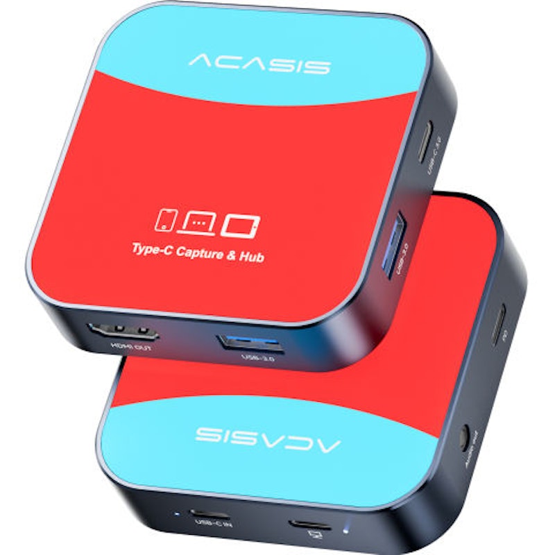 Type-c Capture Card & Docking Station 2-In-1 1