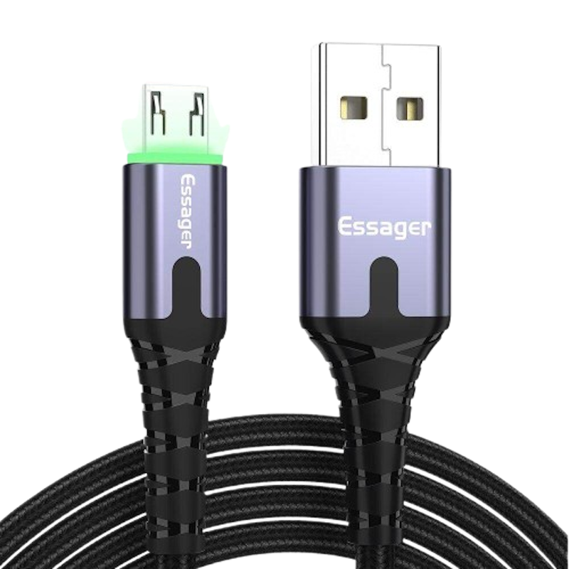 สายชาร์จ LED Micro USB Cable 1 เมตร 1