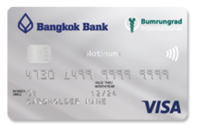 Platinum Bumrungrad Hospital Credit Card 1