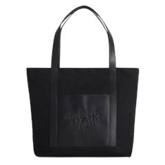 กระเป๋าโท้ทยูนิเซ็กส์ Canvas and Leather Large