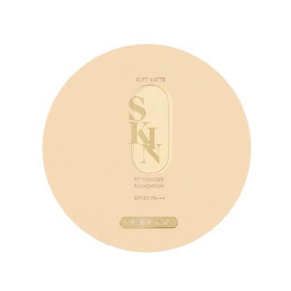 รองพื้น ถูกและดี Soft Matte Skin Fit Powder Foundation 1
