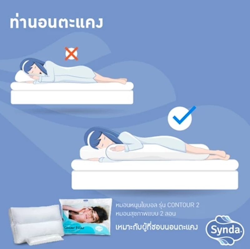 หมอนหนุนเพื่อสุขภาพ รุ่น Contour 2 2