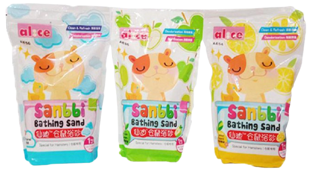 ทรายอาบน้ำหนูแฮมสเตอร์ Sanbbi Bathing Sand 1