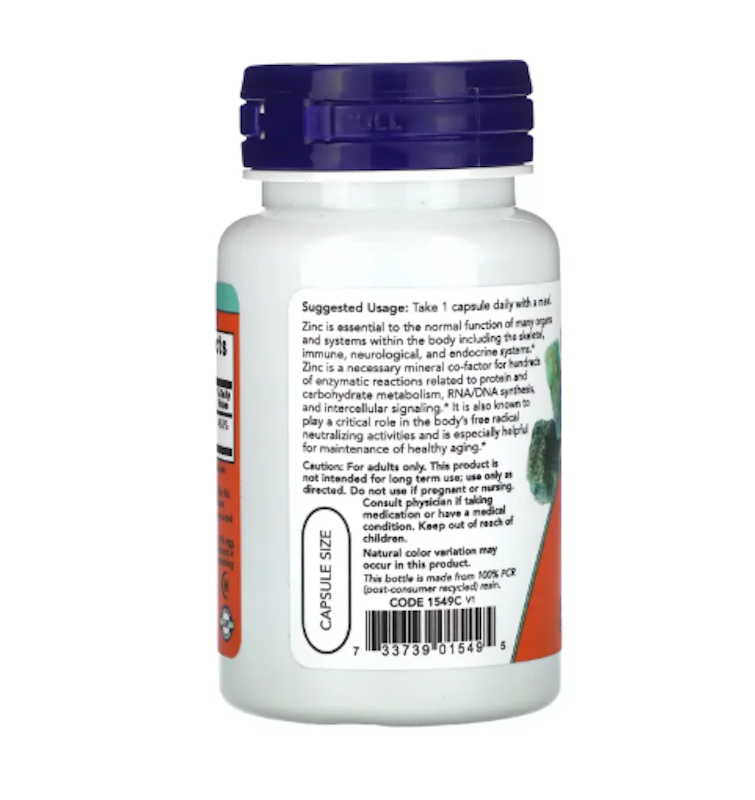Zinc Picolinate 50 MG 30 Capsules 3
