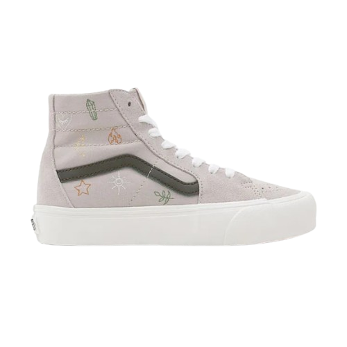 SK8-HI TAPERED VR3  MYSTICAL EMBROIDERY HONEY  3