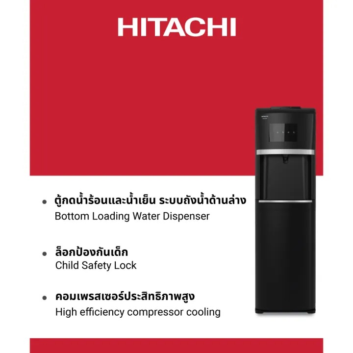 ตู้กดน้ำร้อนและน้ำเย็น รุ่น HWD-B30000BKOAS 3