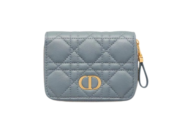 กระเป๋าสตางค์ผู้หญิง รุ่น Dior Caro Compact Zipped Wallet  6