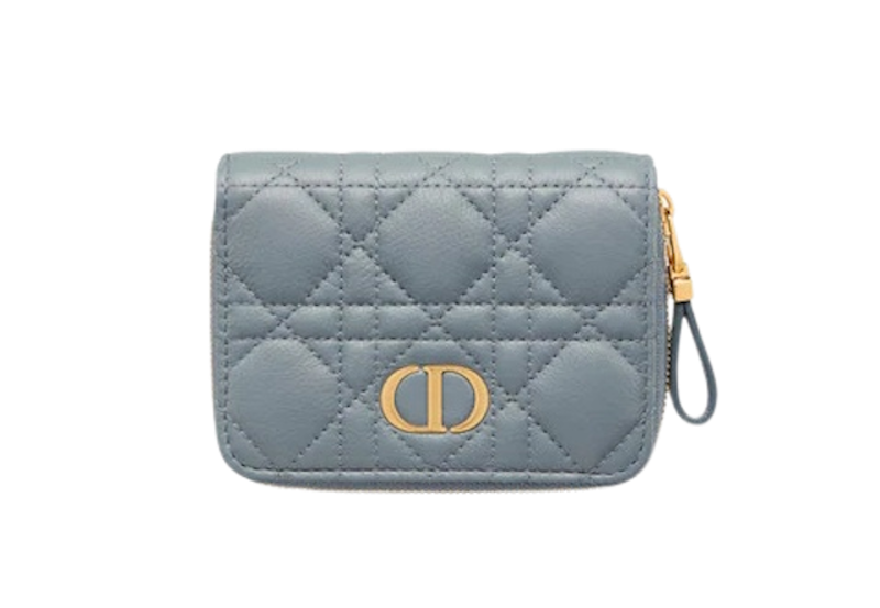 กระเป๋าสตางค์ผู้หญิง รุ่น Dior Caro Compact Zipped Wallet 6