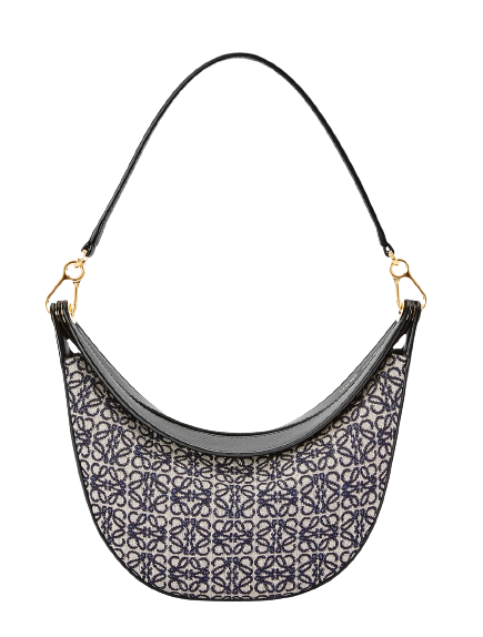 กระเป๋า Loewe รุ่น  Small Loewe Luna Bag In Anagram Jacquard And Classic Calfskin 2