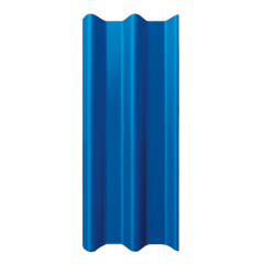 กระเบื้องลอนคู่ ดูร่าวัน รุ่น Roman Tile Roof สีน้ำเงินวาสนา
