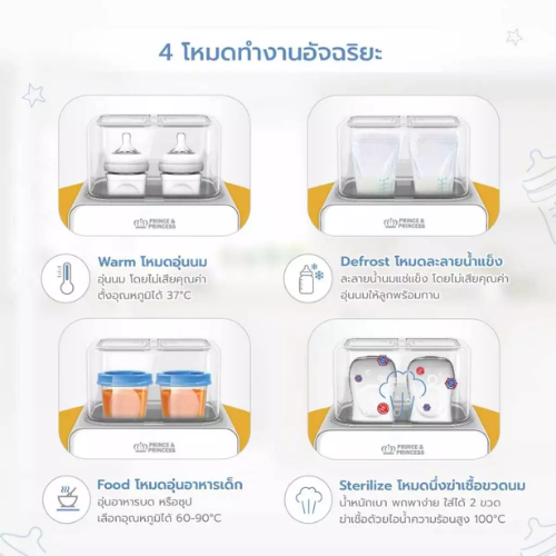 เครื่องอุ่นนม Baby Bottle Warmer & Sterilizer​ 3