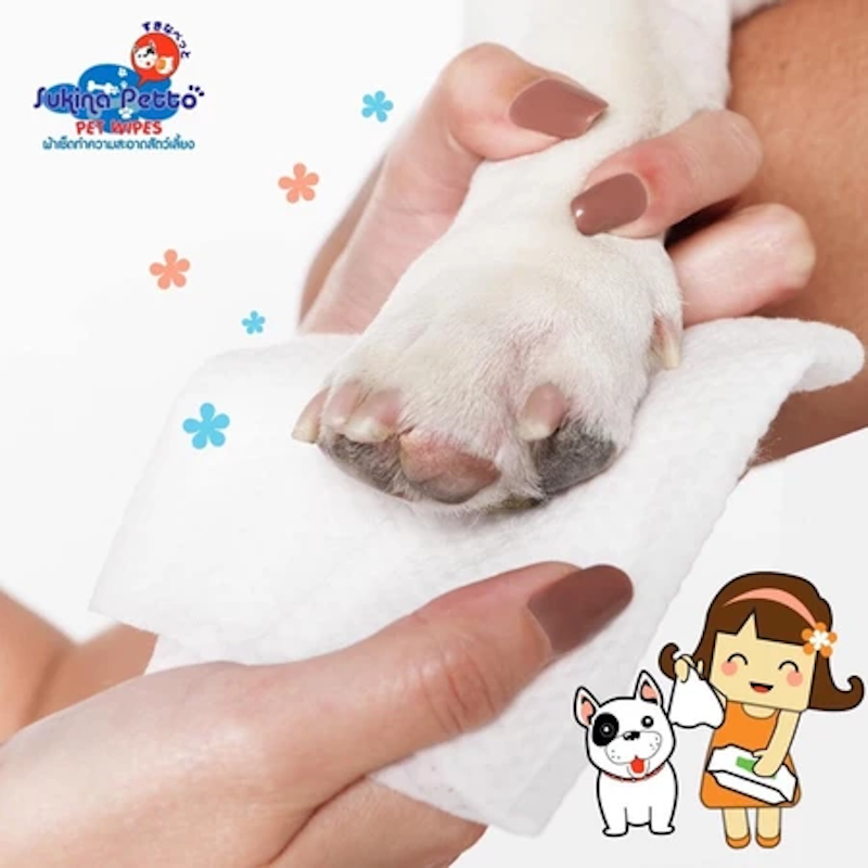 Pet Wipes ผ้าเช็ดทำความสะอาดสัตว์เลี้ยง สูตร Himalayan Salt 2