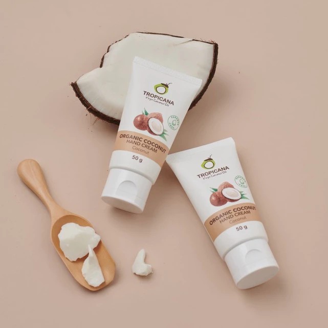 ครีมน้ำมันมะพร้าว บำรุงมือ Tropicana Coconut Hand Cream 2