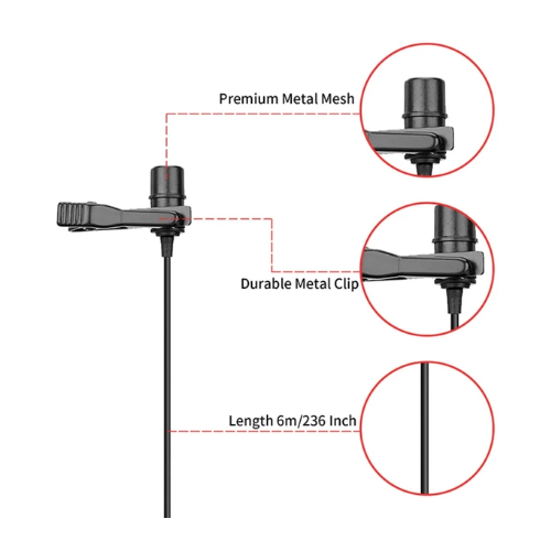 ไมค์ติดปกเสื้อ Lavalier Microphone 3