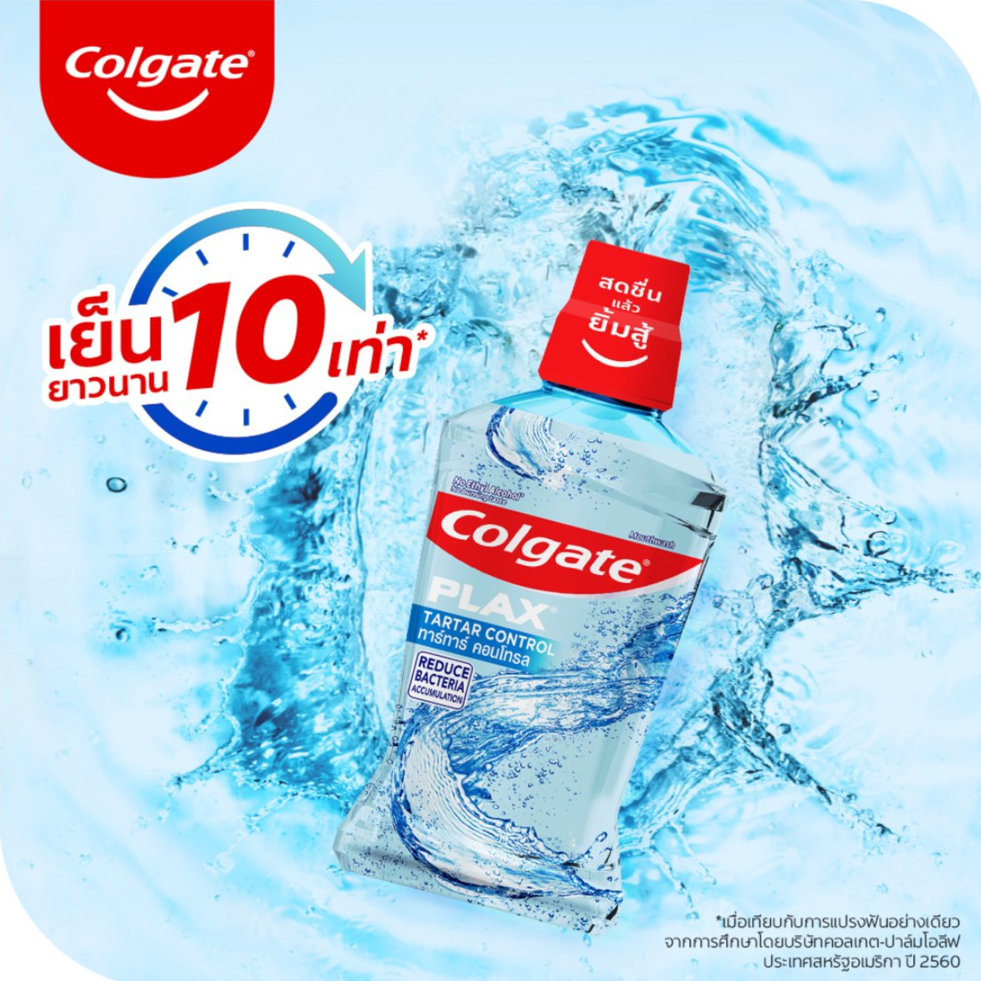 น้ำยาบ้วนปาก Plax Mouthwash Tar Tar Control 3