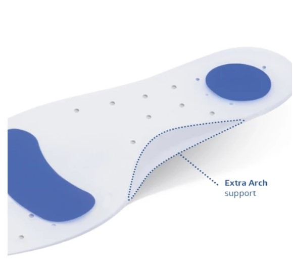 แผ่นรองเท้าซิลิโคน Extra Arch Support Insole 2