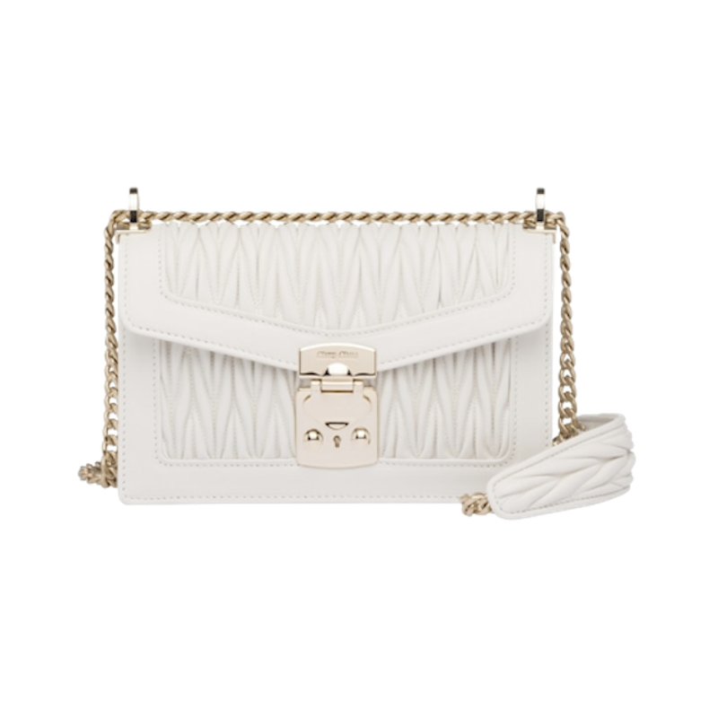 กระเป๋า Miu Miu รุ่น Miu Confidential Matelassé Nappa Leather Bag 4