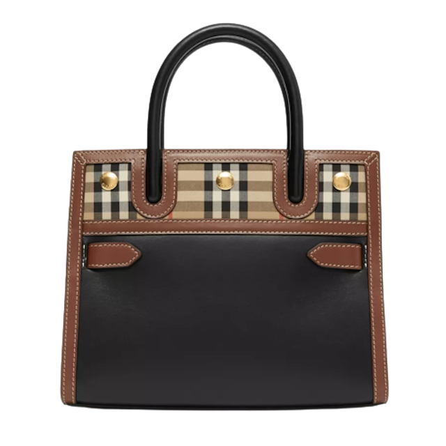 กระเป๋า Burberry รุ่น Mini Vintage Check Two-handle Title Bag 1