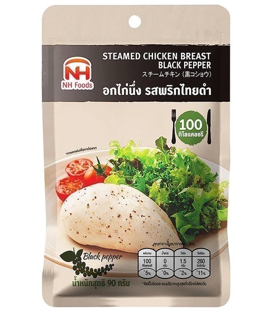 อกไก่นึ่ง รสพริกไทยดำ 1