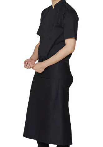Boston Long White Chef Apron  1