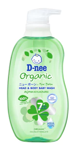 Organic Baby Shampoo Green 1