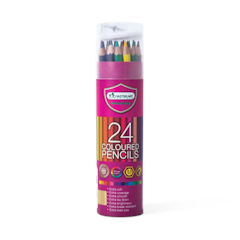 ดินสอสีไม้ แท่งยาว 24 สี