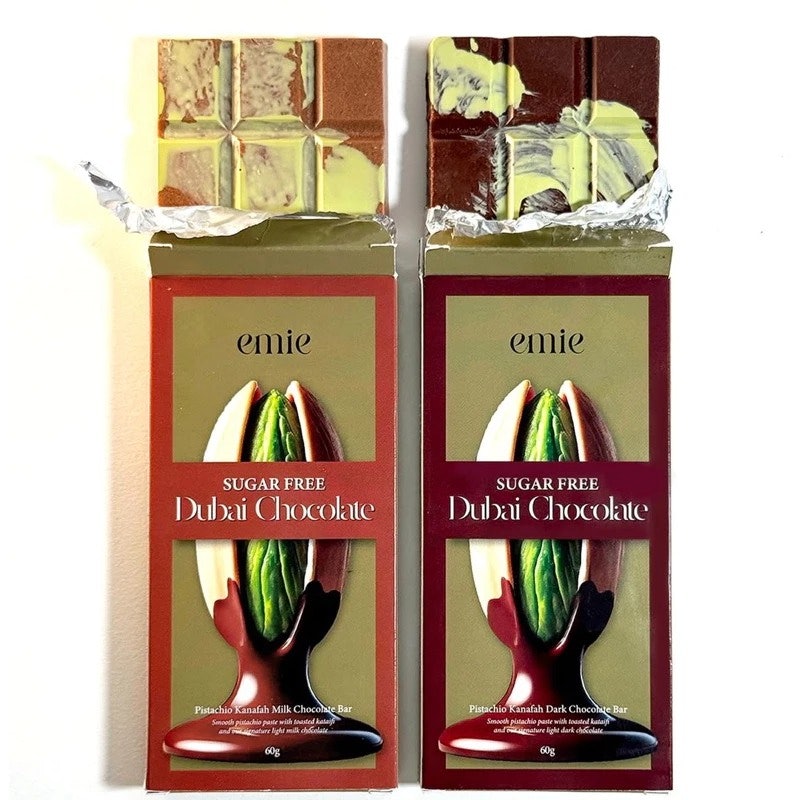 Sugar Free Dubai Chocolate (Milk) 1