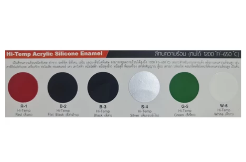 Hi Temp Acrylic Silicone Enamel Spray 3