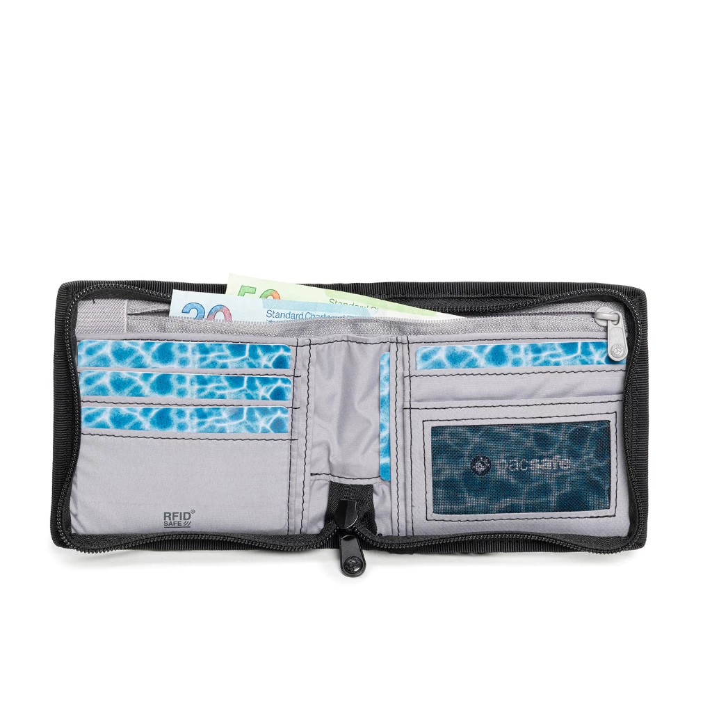 กระเป๋าสตางค์ Rfidsafe Z100 Rfid Blocking Bifold Wallet Anti-Theft 3