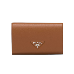 Cognac Large Leather Wallet