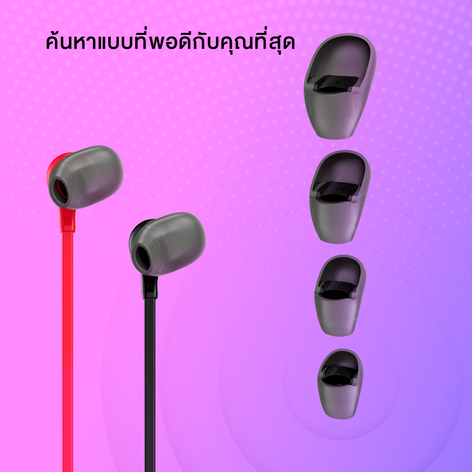 หูฟังเอียร์บัด Cloud Earbuds II Gaming Headphones 3