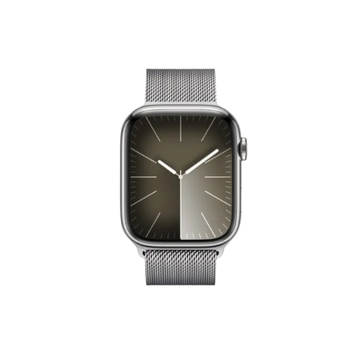 Apple Watch Series 9 GPS + Cellular 45mm Stainless Steel Case With Milanese Loop 1