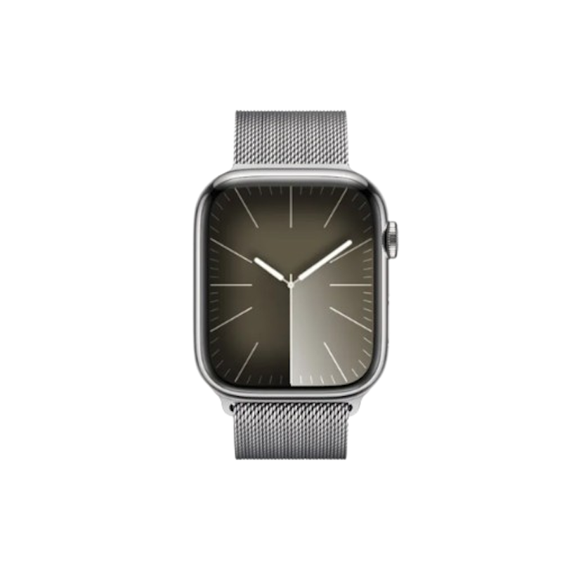 Apple Watch Series 9 GPS + Cellular 45mm Stainless Steel Case With Milanese Loop 1