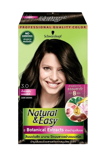 Hair Color Natural & Easy Dark Brown 1