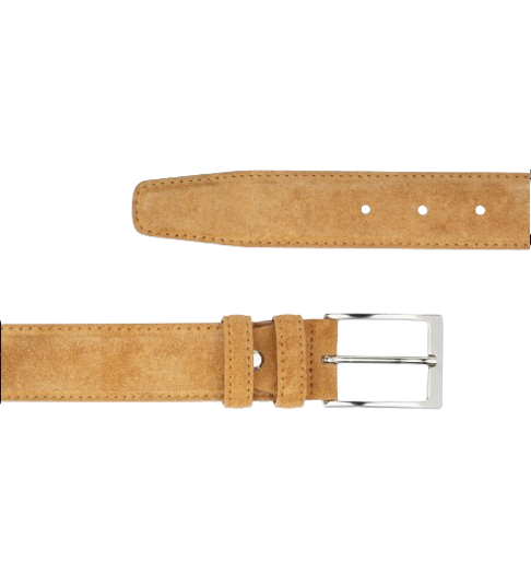 Suede Belt in Camel 2