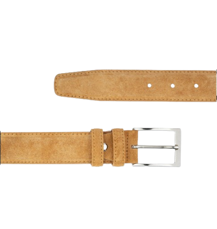 Suede Belt in Camel 2