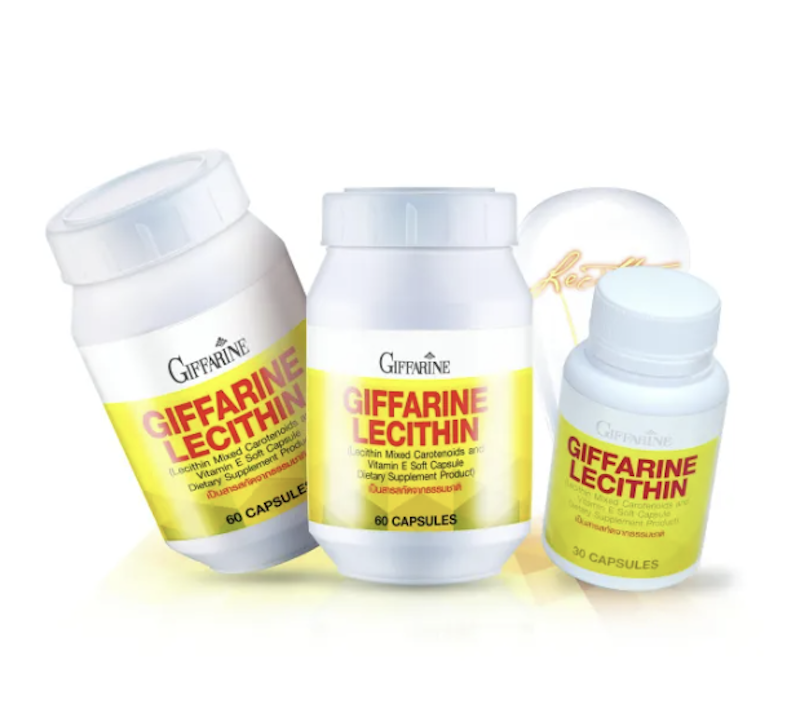 Lecithin ผสมแคโรทีนอยด์และวิตามินอี 3