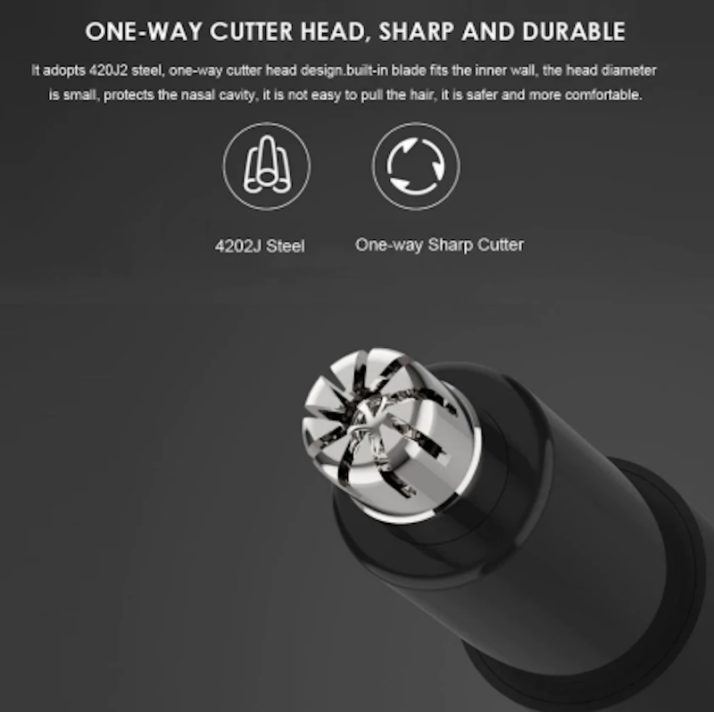 เครื่องตัดขนจมูกไฟฟ้า Electric Nose Hair Trimmer 2