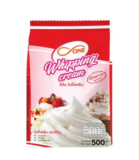 ผงวิปปิ้งครีม Whipping Cream สูตรหวาน 1