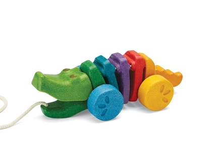ของเล่นไม้ Rainbow Alligator 1