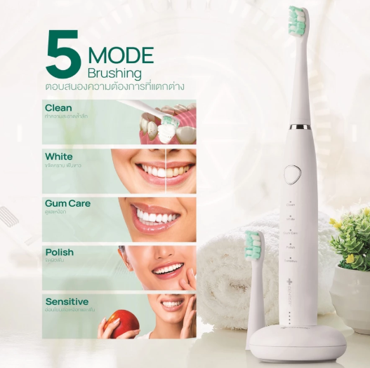 แปรงสีฟันไฟฟ้า Sonic Electronic Toothbrush  3