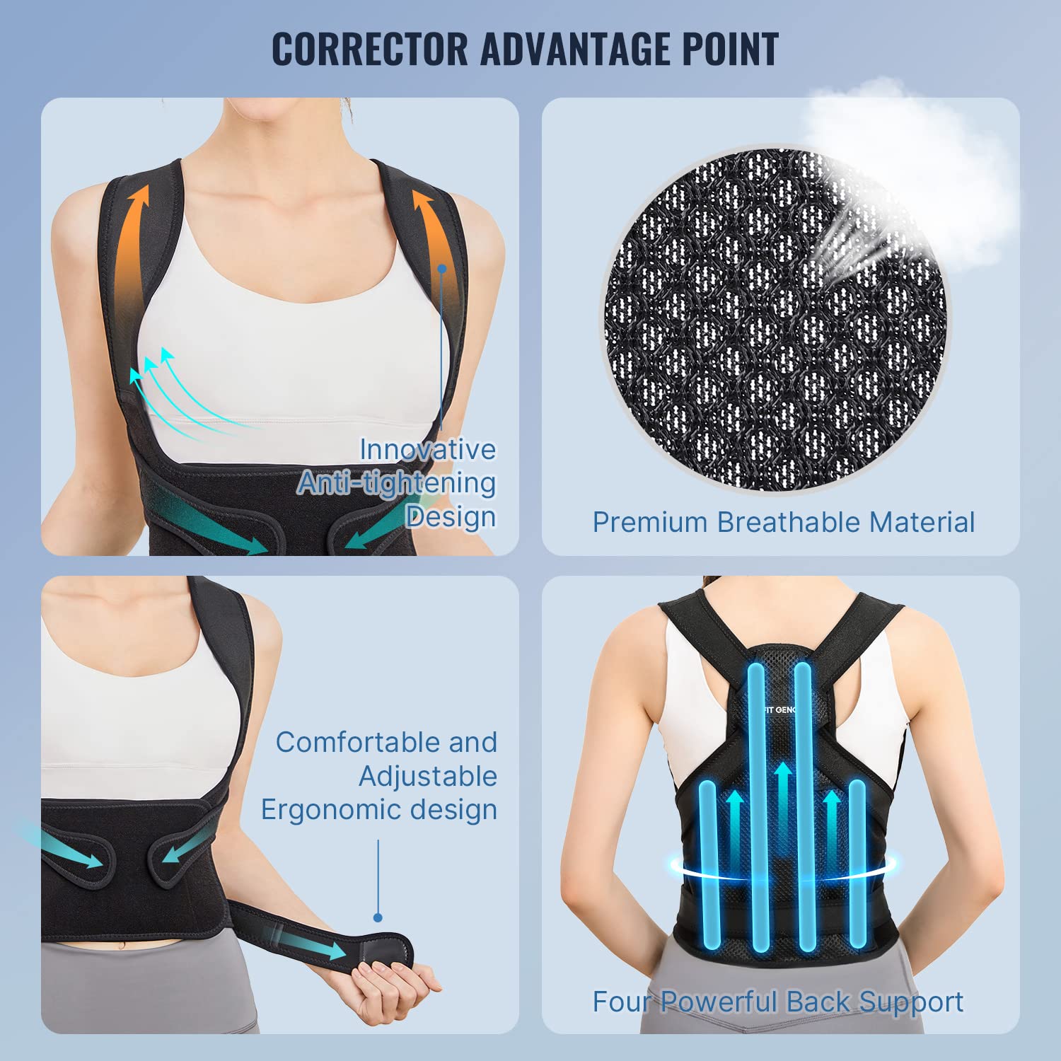 อุปกรณ์ปรับท่าทาง Posture Corrector And Back Support 2